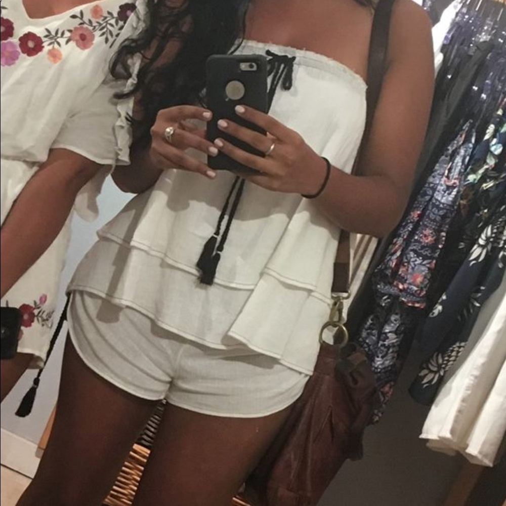 Free People Tier It Up Set, White